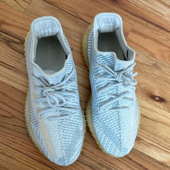 Adidas Yeezy Pre-owned Cloud White Non-Reflective Sneakers - Picture 6 of 9